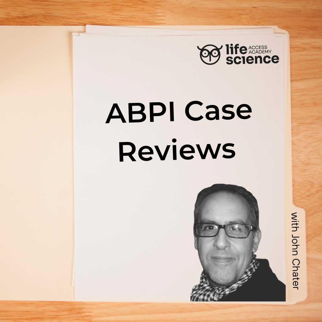 ABPI Case Reviews with John Chater