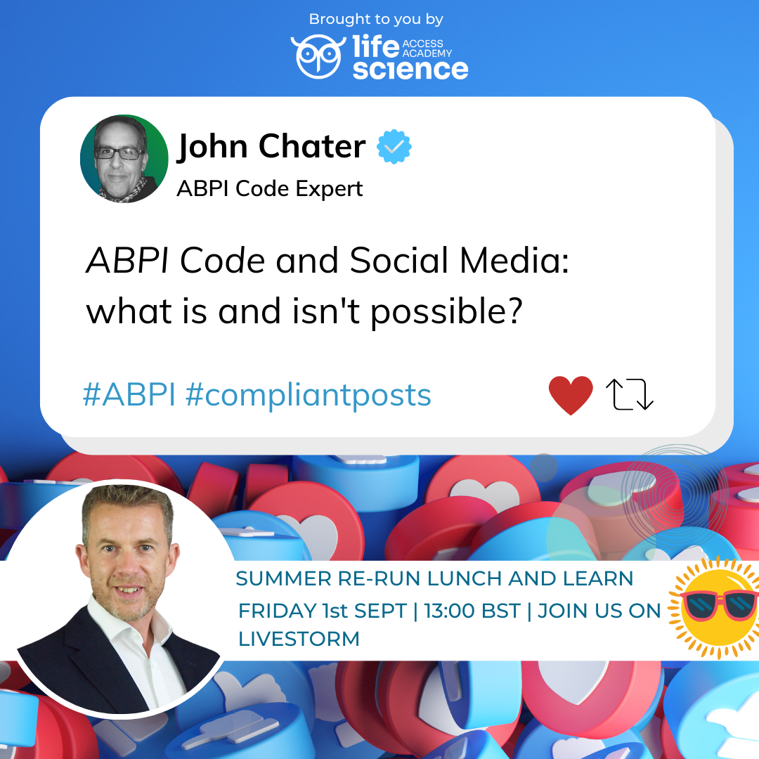 Summer Rerun<br>Social Media and ABPI Code with John Chater