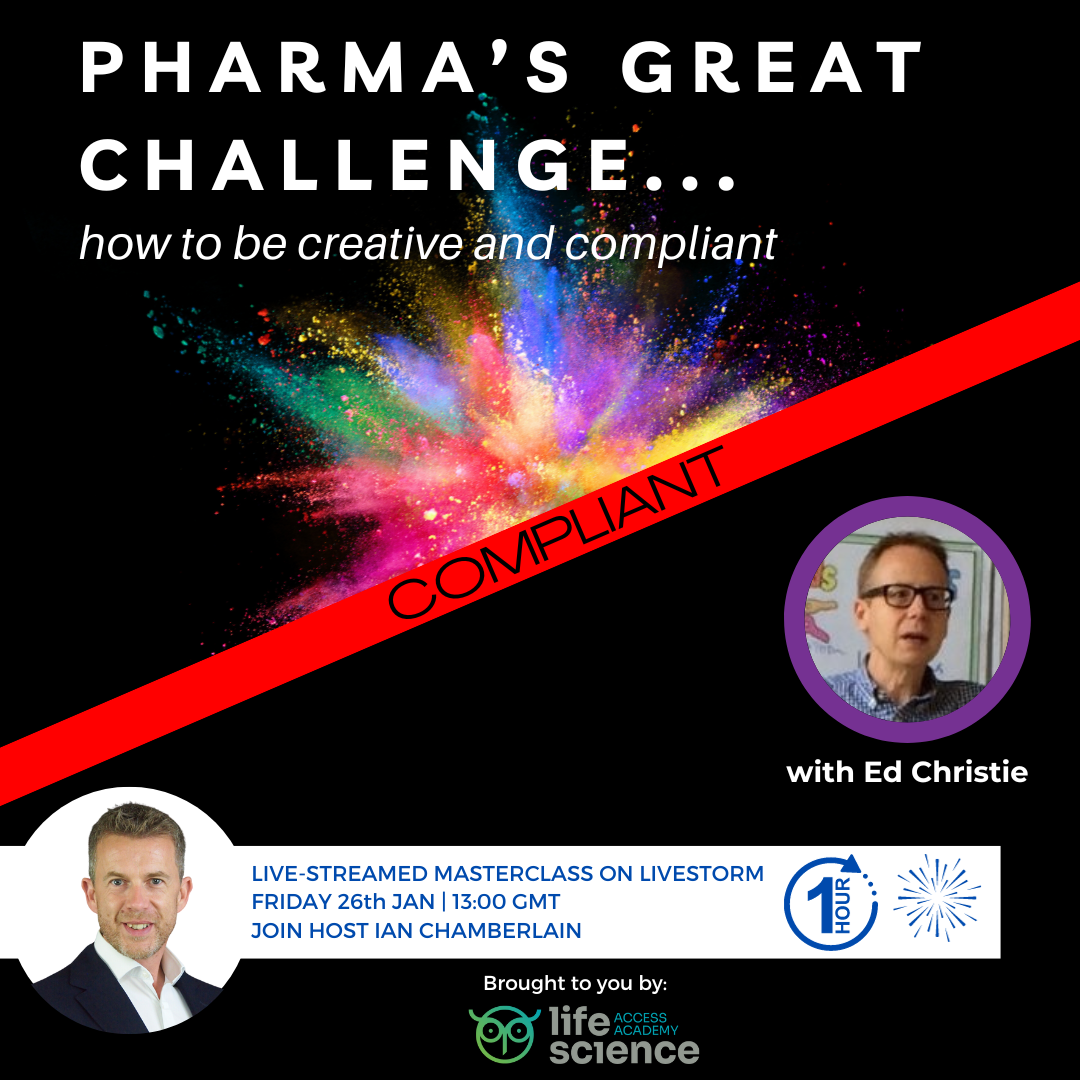 Pharma’s great challenge… how to be creative and compliant