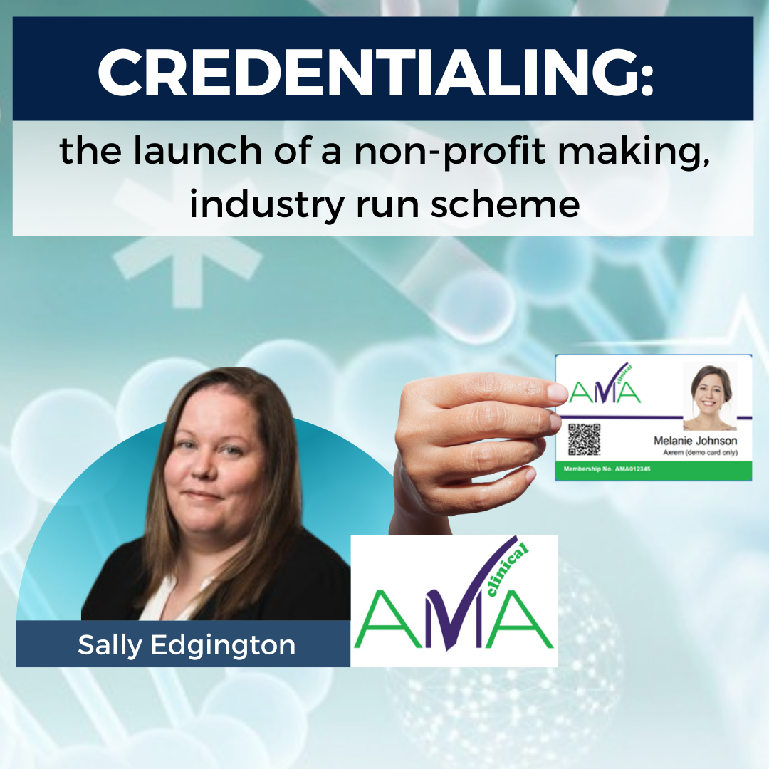 Private: Credentialing: the launch of a non-profit making, industry run scheme