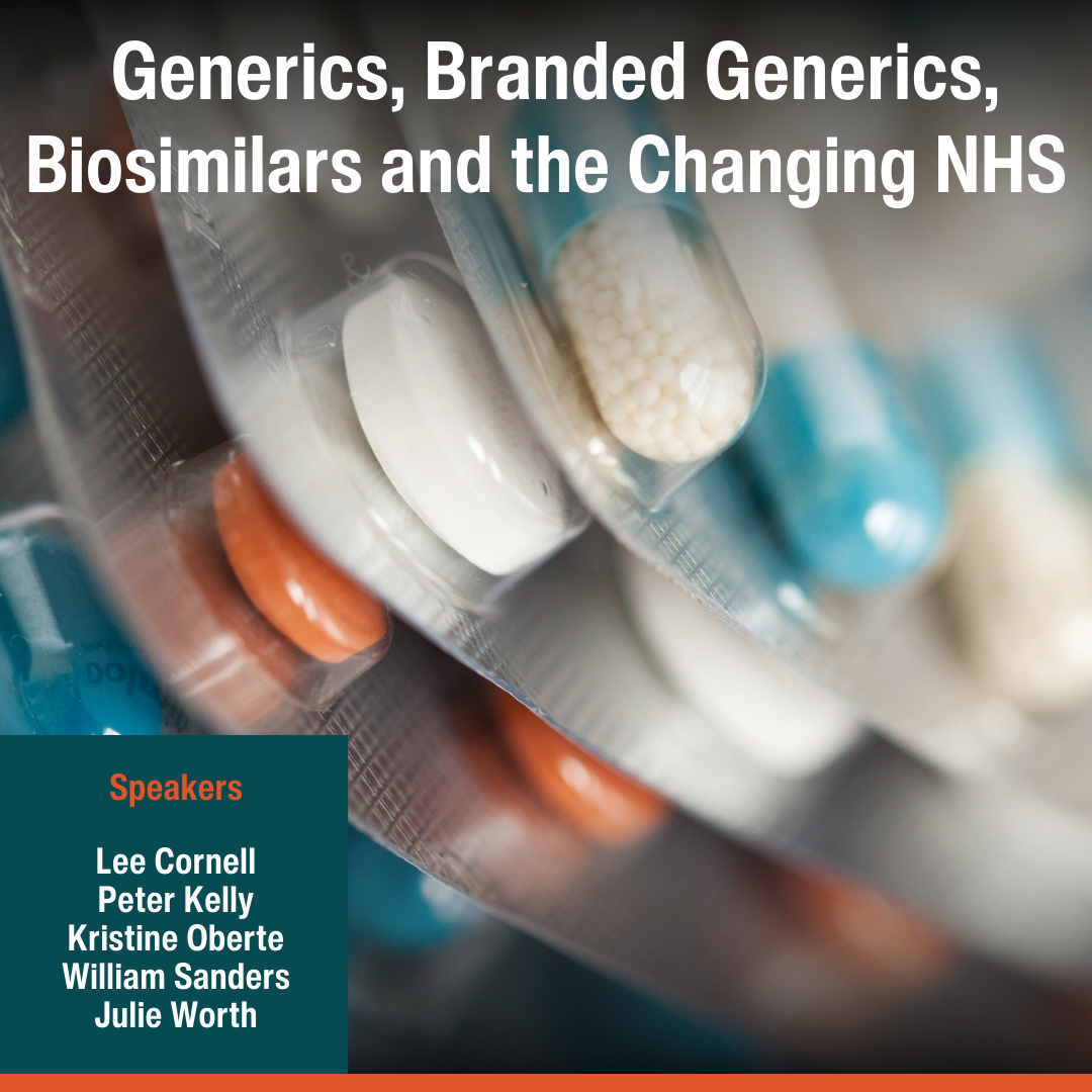 Generics, Branded Generics, Biosimilars and the Changing NHS